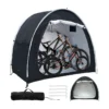 H36eb8fa0fa9e4268a15af187cf1764f5G.webp Bike Storage Tent Shed Large Outdoor Waterproof Bicycle Covers Shelter Outside Portable Sheds for Lawn Mower Garden Tools