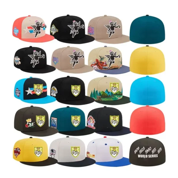 Custom Premium Snapback Sports Caps New Original Cap Flat Brim Hat Blank Snapback Caps for Men Fitted Baseball Hat