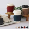 Portable PU Leather Beer Bottle HolderTravel Outdoor Drink Can Case Cover Leather Drink Cup Can Sleeve Stubby Holder Cover