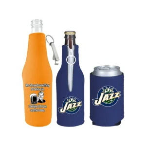 H7c971394625e4e2e8768aac00ddbf2b0i.webp Custom Logo Beer Bottle Coolie With Opener 330ml Soft Cooler Bags With Zipper 12oz Neoprene Stubby Holder Beer Can Cover Koozies