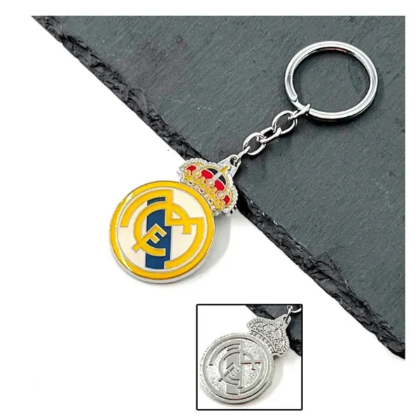 Football Sports Keychain Championship National Team Metal Keyring Club Pendant Charm Fans Souvenir Country Flag Soccer Keychain