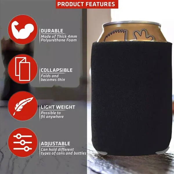 Promotional Gifts 12oz Insulated Beer Bottle Cooler Insulator Drink Cup Holder Can Sleeve Neoprene Stubby Holder Cooler Cover