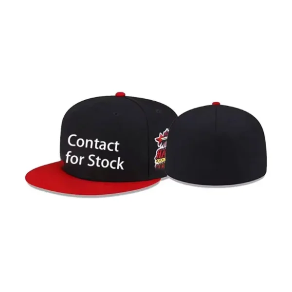 Wholesale Snapback Custom Logo Bulk 3D Embroidered Fashion Sports Snapback Baseball Luxury Men 6 Panel Plain Fitted Cap