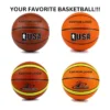 High Quality Outdoor Basketballs Ball Official Size Advanced PU Leather Size 7 for Improving Ball Handling Shooting Training