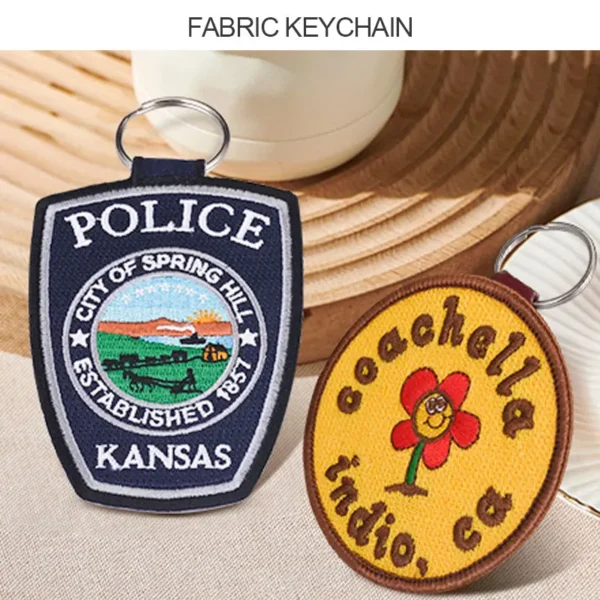 Custom Self Defense Keychain Promotional Gift Printed Glitter Acrylic PVC Metal Fabric Design Soft Hard Enamel Keychains