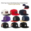 Custom Premium Snapback Sports Caps New Original Cap Flat Brim Hat Blank Snapback Caps for Men Fitted Baseball Hat
