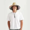 Summer Lifeguard Straw Paper Hat Under Custom Men Summer Printing Beach Hat Surf Lifeguard With logo Straw Hat